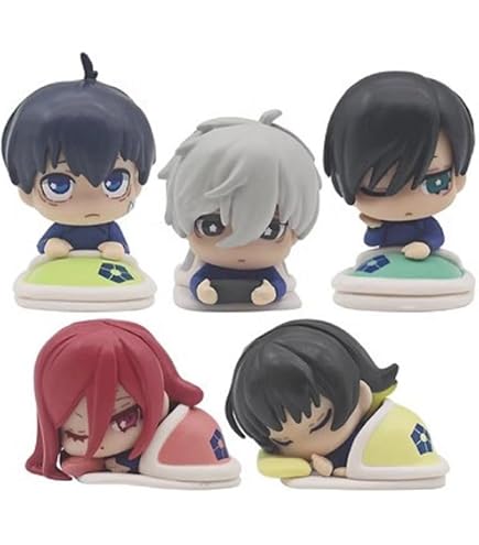 Figura Action Figure Blue Lock: Seishiro Nagi PVC 10cm Con Volti Intercambiabili - 4