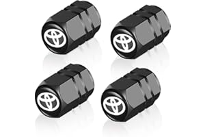 GEPAS 4 Pezzi Tappini gomme auto per Toyota Avalon Camry Prius Avalon Corolla RAV4 Highlander,cappuccio valvola a prova di perdita,tappi valvole pneumatici auto,tappi auto gomme,tappi pneumatici auto