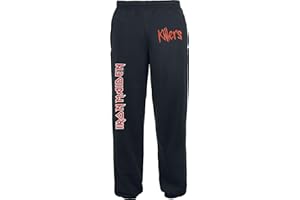 Iron Maiden Killers Hombre Pantalones de deporte Negro Ancho