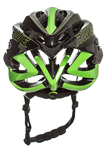 AWE® AWESpeed™ In-Mould Helm Erwachsene Männer Straßen-Radsport 58-61cm Schwarz-Grün-Carbon - 4