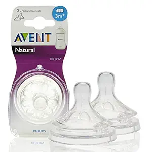 Philips Avent Natural Teat Twin Pack (White)