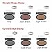 TOPBeauty Beauty Cosmetics Long Lasting Eyebrow Powder Women Eyebrow Stamp Palette Makeup Tool Straight Grey