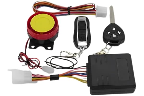 ELTRON TURBO Anti Theft Universal Motorcycle Security Alarm System with 2 Key Remotes for Bike Scooter Protection Engine Start ELT-78Q23