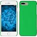Produktbild PhoneNatic Case für Apple iPhone 7 Plus Hülle grün gummiert Hard-case für iPhone 7 Plus + 2 Schutzfolien