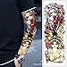 Produktbild tzxdbh 3Pcs-Full Arm Tattoo Aufkleber Wasserdicht Männer und Frauen Blume Arm Full Back 500 europäischen und amerikanischen Mustern Full Arm Nummer 42