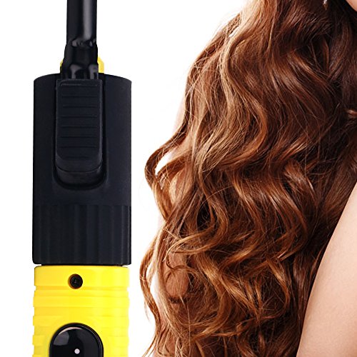 Soriace® Haar Lockenstäbe, Multifunktions Professioneller Lockenstab Geeignet für alle Haare Menschen, Hellgelb - 5