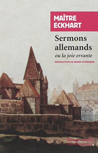 Maître Eckhart ou la joie errante Maître Eckhart ou la joie errante