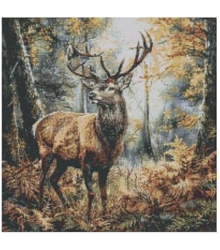 Kit Broderie Point De Croix - Cerf - Vervaco