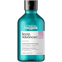L'Oréal Professionnel Paris Shampoo Lenitivo, Per Cuoio Capelluto Sensibile, Per Capelli Luminosi e Setosi, Con Niacinamide, 