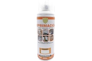 MORE FREE Pintura Spray Imprimacion Transparente de 400 ml Adecuado para las Superficies de Metal, Madera y Plástico Pack de 1 Unidad