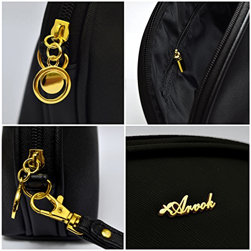 Arvok Kosmetiktasche Beauty Schminktasche Handtasche Veranstalter Makeup Tasche Etuis für Dame/ Mädchen - 3