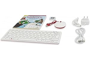 ‎RASPBERRY PI Raspberry Pi Foundation 400 Kit Mini-PC, weiß/pink