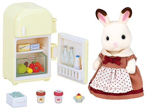 Imagen principal de Sylvanian Families - Set mamá coneja chocolate con nevera (Epoch 2202)