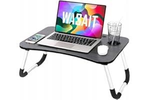 Ecarla STL01WZ1 stojak na laptopa, składany, 60 x 40 cm (czarny)