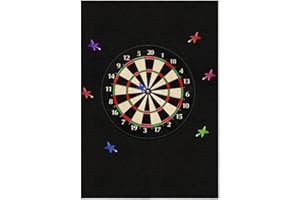 AIHSUMC Extended Length Dart Board Wall Protectors, 36" x 24" Felt Dartboards Surround Wall Protector Wall Tiles Dart Board Backer, Cork Board Alternative
