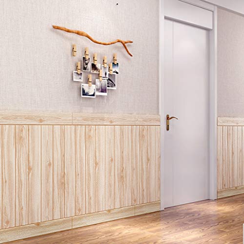 MXCZ Papel Pintado Algodón de Espuma PET Simulación Papel Tapiz de Grano...