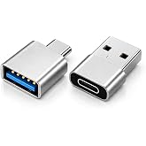 AEE&reg; 2'li USB Type-C D&ouml;n&uuml;şt&uuml;r&uuml;c&uuml; Seti, Type-C to USB OTG ve USB to Type-C Adapt&ouml;r, Metal G&ouml;vde, USB-C &Ccedil;evirici, Telefon Bilgi