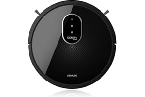 Cecotec Robot aspirador y fregasuelos Conga 1790 Vital, iTech Gyro, Friega, Aspira y Barre a la vez, 2100 Pa, App con mapa, Limpieza ordenada del recorrido, Cepillo para mascotas