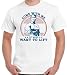 Produktbild Arnold Schwarzenegger lustiges Männer T-Shirt, mit Aufschrift  „Come With Me If You Want To Lift“ Gr. XL, weiß