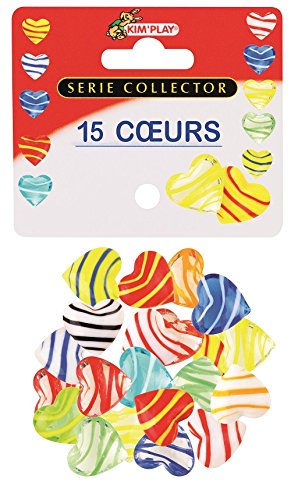 MaRécréation-MesBilles-15 15 Billes curs, MW-3KL7-8EBS, Blanc