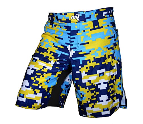 Sanguine Crossfit Shorts, MMA Shorts, Kick Boxing Shorts - camuflaje Digital - impresi.