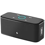 DOSS Soundbox - Enceintes Portables Bluetooth sans fil V4.0 avec qualité sonore Haute Définition, commande tactile, 12 heures d'autonomie, mains-libres - Noir