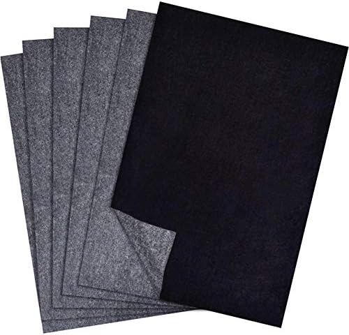Graphite Transfer Carbon Paper,25 Sheets Carbon Transfer Paper Tracing Paper for Wood, Paper, Canvas,Canvas and Other Art Surfaces