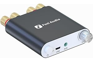 Fosi Audio ZK-1002D Bluetooth 5.0 Mini Amplificatore Audio 100W x 2, Amplificatore di Potenza Due Chip TPA3116D2, Amplificato