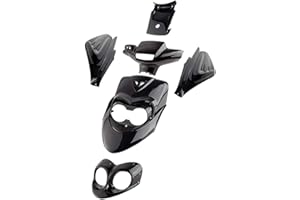 TUN'R Kit di carenature MBK Booster NG (nero, 6 pezzi)