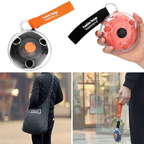 Roll Up In Small Case Shopping Bag Artiart MagicBox Mini Crossbody Storage Pouch Orange Red Black Blue