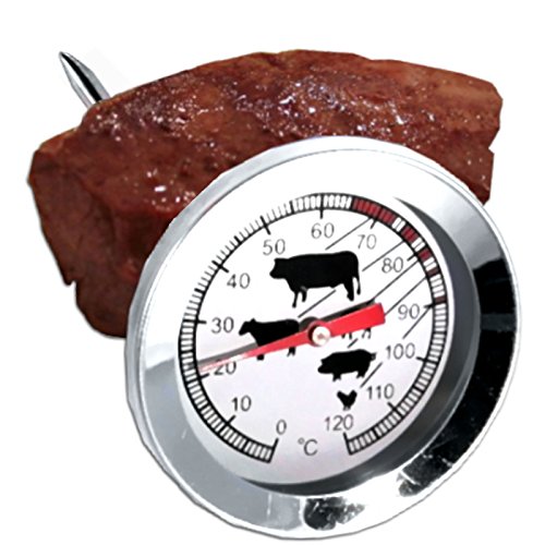 EDELSTAHL FLEISCH THERMOMETER BRATEN HUHN GANZ - 2