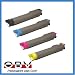 Produktbild OBV 4x kompatibler Toner für OKI C3300 C3400 C3450 C3530 C3600 - je 1x schwarz, cyan, magenta, yellow,