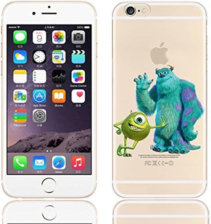 For iPod Touch 5 5th Generation Ultimate Cute Cartoon Transparent Ultra Thin Case Cover Collection with EATMYCASE® wristband (37: Sulley &amp; Mike Hi)