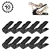 Produktbild SMALLRT Schuhstapler Verstellbarer Schuhhalter Platzsparend Kunstoff Schuhorganizer10er Set Schuh Slots(Schwarz)