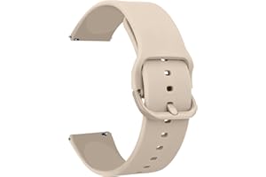 Tobfit Zapasowy pasek do zegarka 20, 22 mm, silikonowy pasek do zegarka z szybkim zapięciem, zapasowy pasek do zegarka, akcesoria do zegarków dla kobiet i mężczyzn