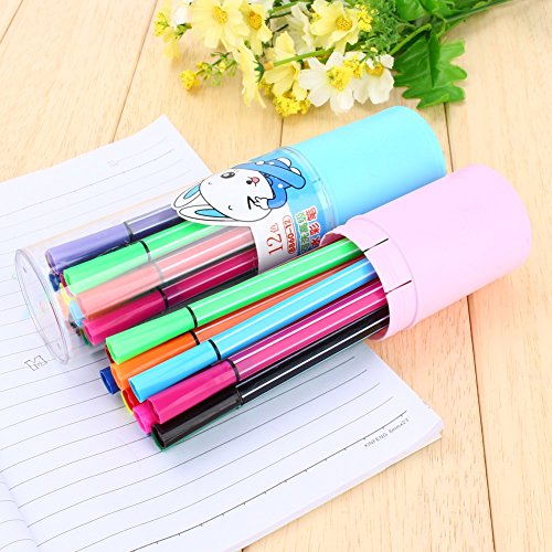 Waschbar Aquarell Stifte Farbig Bleistift Set Marker Malerei Zeichnung Kunst Zubehör Für Kinder Erwachsene Malbuch Zeichnung Skizzieren ( Farbe : 12 Colors ) - 5