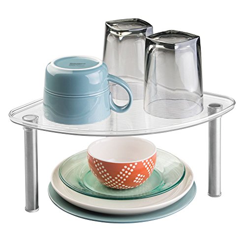 InterDesign 66130EU Linus Eckregal, durchsichtig - 3