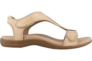 EEUK Sandalias ortopedicas mujer piel verano, Sandalias correa trasera para fascitis plantar con soporte para el arco juanetes diabéticos sandalias cómodas para pies planos