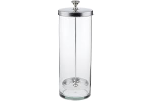 B Baosity Outil Portatif Clair De Manucure De Salon De Barbier Désinfectant Le Pot En Verre Désinfectant Durable - Clair, L