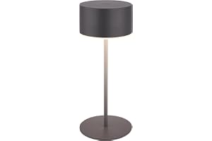 BRILONER IP44 trådlös bord med touchfunktion, dimbar, ljus kant, vardagsrum, bord, 8 x 18 cm
