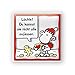 Produktbild sheepworld 49562 Handwärmer "Lächle! Du kannst sie nicht alle aufessen." PVC 11 x 11 x 1 cm, rot