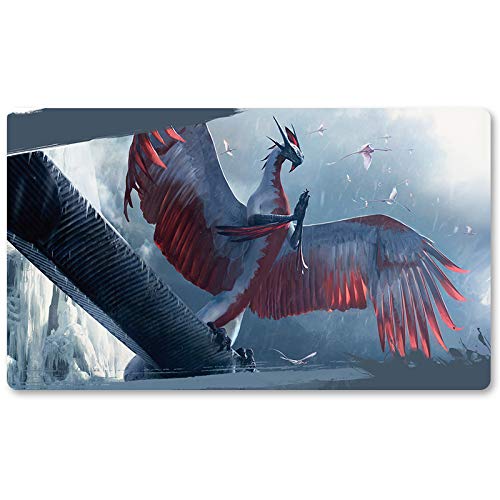Preisvergleich Produktbild Dragon Ojutai – Brettspiel MTG Spielmatte Spielmatte Spielmatte Spielmatte Spielmatte Größe 60 x 35 cm Mauspad Spielmatte für Yugioh Pokemon Magic The Gathering