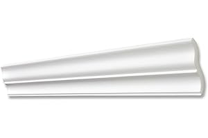 DECOSA Moulure ST60 - polystyrène - blanc - 65 x 60 mm - longueur 2 m - 5 pièces (=10 m)