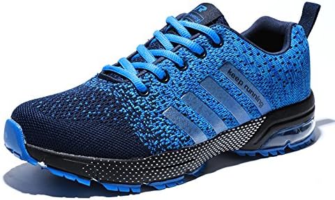 Senbore Men Casual Sports Shoes Air Trainers Fitness Flats Running Athletic Competition Sneakers