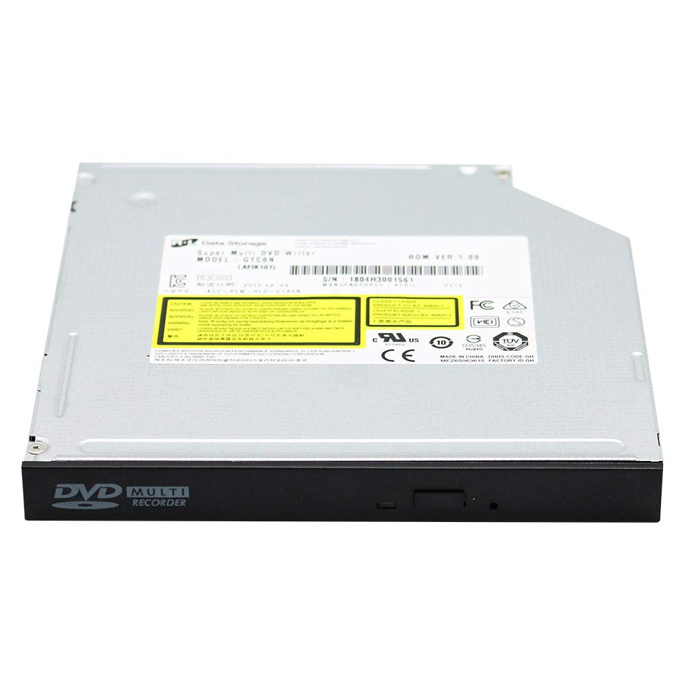 HLDS 12.7mm Height Slim Internal SATA Tray-Loading CD DVD RW Super-Multi Optical Drive Burner Writer for Business Desktop Laptop PC
