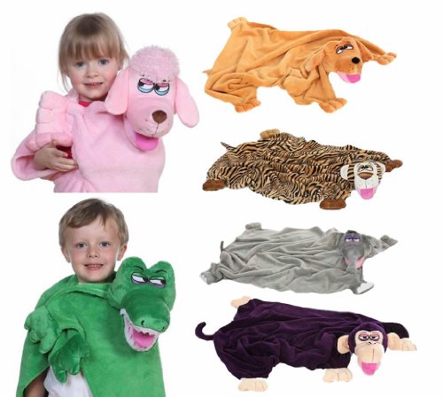 Cuddle Buddy Snuggly cuddly Puppet Blanket Crocodile