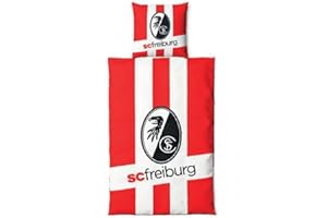 SC Freiburg Bettwäsche - Wappen - im Jutebeutel 2-teilig 135 x 200 cm