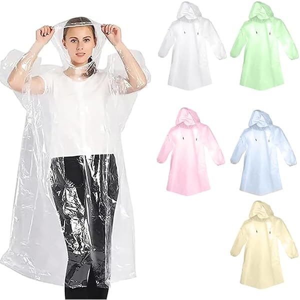 Impermeabile Uomo Poncho Antipioggia In EVA - 2 Pezzi Riutilizzabili Per Adulti Poncho Uomo Impermeabile Uomo Poncho Antipioggia In EVA - 2 Pezzi Riutilizzabili Per Adulti Poncho Uomo