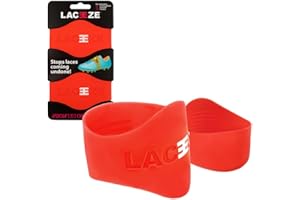 LACEEZE Original Bands – As Seen on Dragons' Den – Ribbed Technology – Secure Laces, Prevents Unraveling, Fits Shoe Size UK C13 – UK 6.5, Ideal for Sports Shoes, Football, Rugby