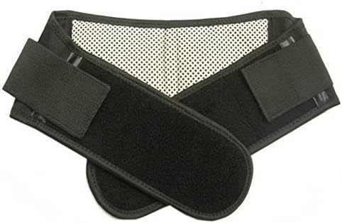EvaluBuy(TM) Health Care Adjustable Double Pull Lumbar Support Lower Back Brace Breathable Belt Pain Relief Infrared Magnetic